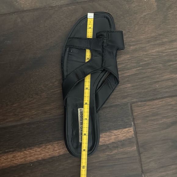 Manolo Blahnik Black Sandals - Picture 8 of 8